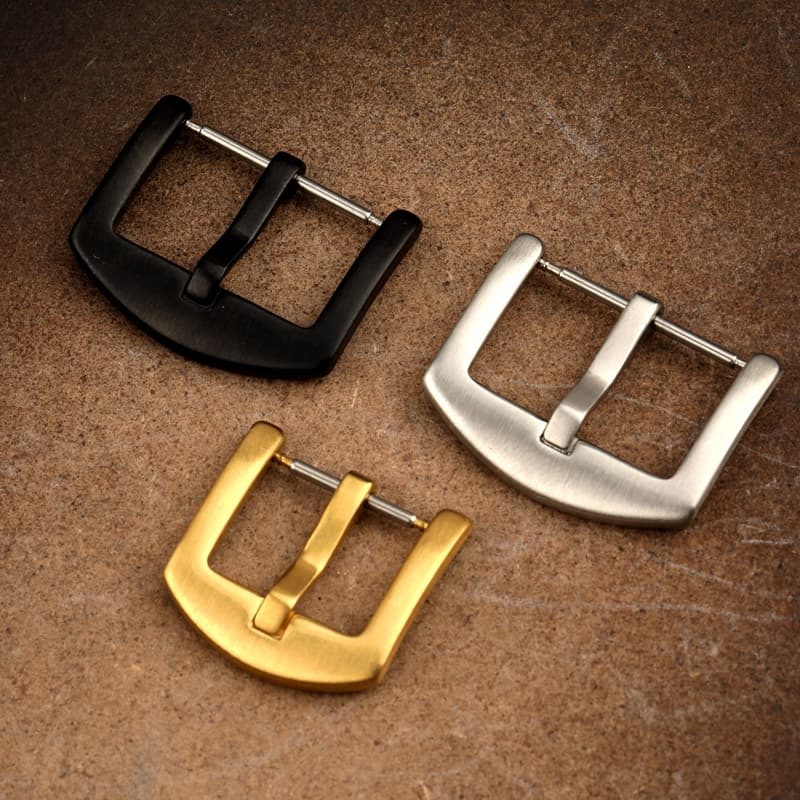 316 Steel Genuine Leather Watch Strap Tongue Buckle 18Mm/20Mm/22Mm/24Mm Genuine Leather Watch Strap Buckle Men's Leather Watch Buckle