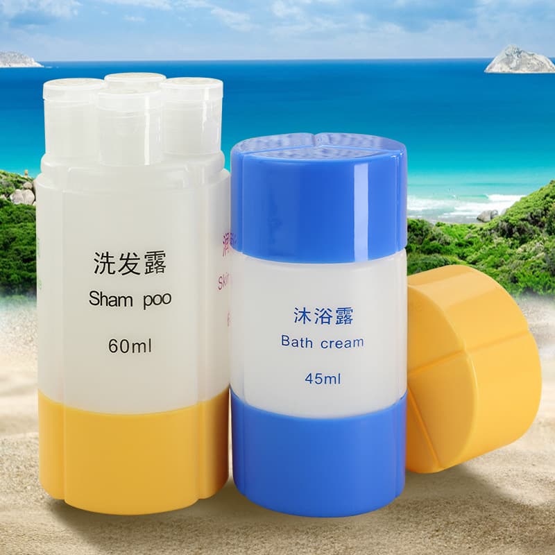 Cosmetic Dispensing Bottles Travel Three-In-One 4-in-1 Set Bottle Shampoo Shower Gel Storage Toiletry Bag Empty Bottle