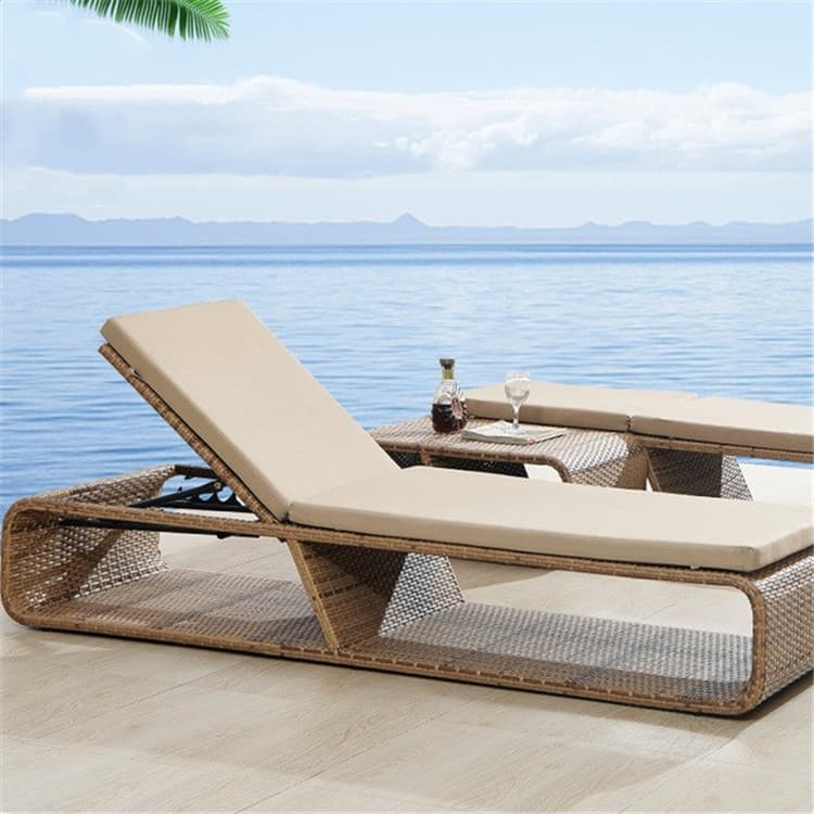 Outdoor Lounge Chair, Pool Lounge Chair, Rattan Chair, Bed, Beach Chair, Outdoor Bed Umbrella, Rattan Lounge Chair, Beach Leisure Lounge Chair