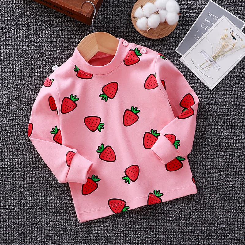 Children's Clothing Boys and Girls Long-Sleeved T-Shirts Spring 2020 New Kidsren's Bottoming Shirts Pure Cotton Boys' Tops Kidsren's T-Shirts
