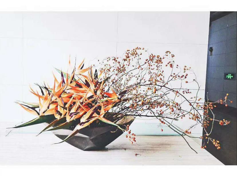 India Import Retro distressed Asymmetrical side wide mouth decorative bowl ornaments fruit plate flower pot