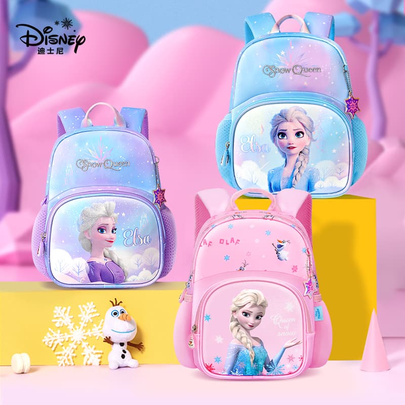 Disney Kidsren's Schoolbags, Kindergarten Cute Cartoons, 3-6 Year Old Girls, 1-3 Grade Backpacks, Lightweight Toddler Backpacks, Large Capacity Backpacks