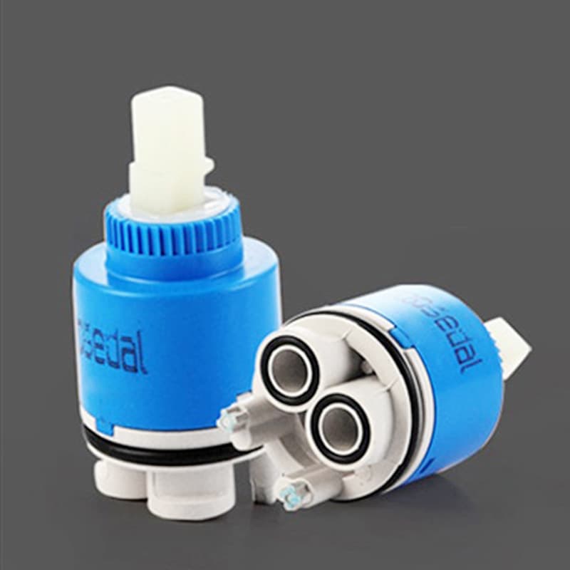 Spanish Track Faucet Hot and Cold Valve Core Ceramic Mixing Valve Accessories Universal 35/40mm Flat Foot/High Foot