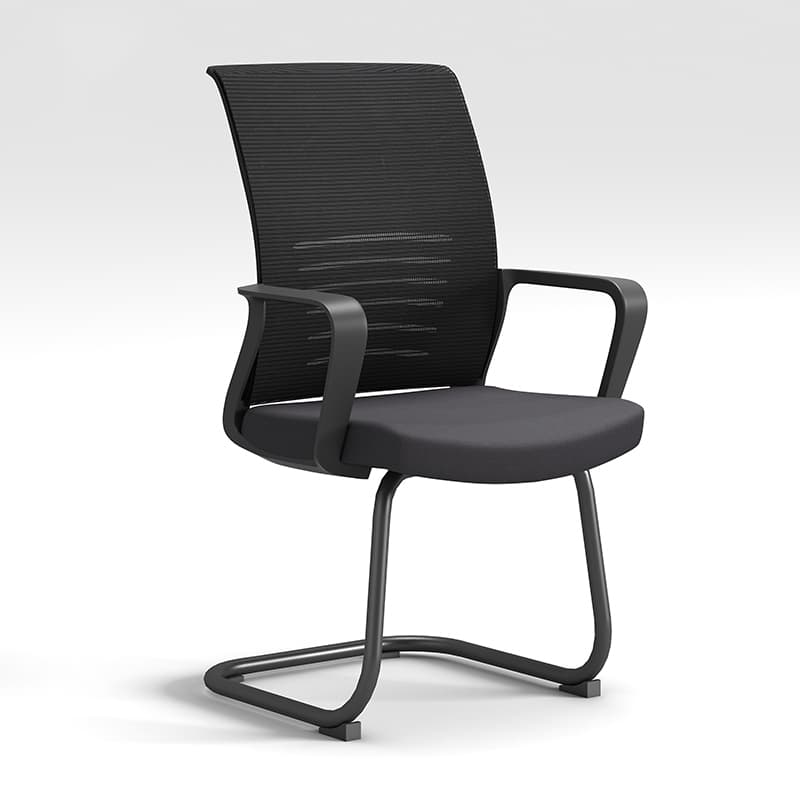 Getai Office Furniture Conference Chair Staff Office Chair Modern Minimalist Breathable Plaid Mesh Bow Chair