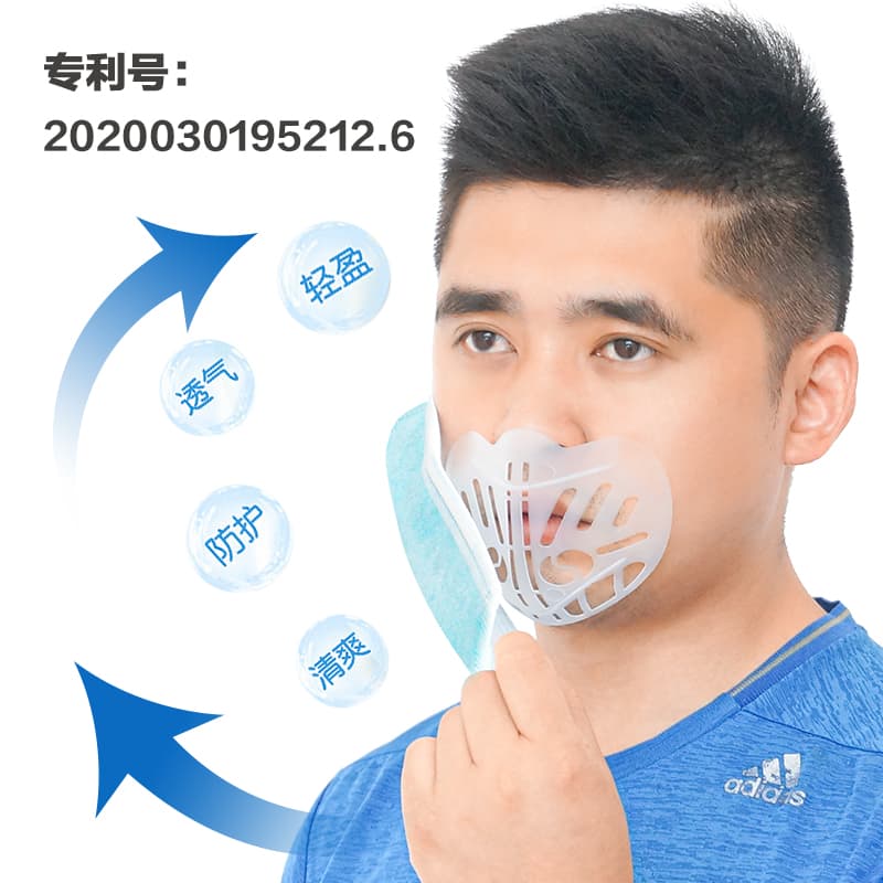 Mask Breathable Inner Support Bracket Non-Stick Nose Inner Pad Support Frame Summer Anti-Suffocation Cooling 3D Mouth and Nose Mask Stereo Space