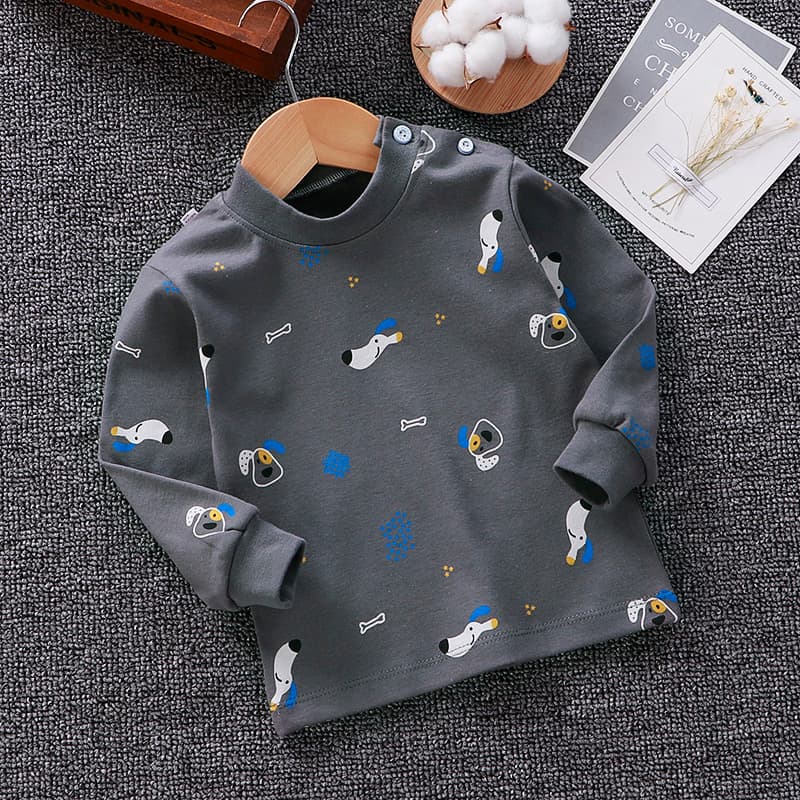 Spring and Autumn Baby Long-Sleeved Tops, Newborn Baby Single-Piece Autumn Clothes, Pure Cotton Underwear, Children's Thin Clothing, Autumn Base Layer Clothing