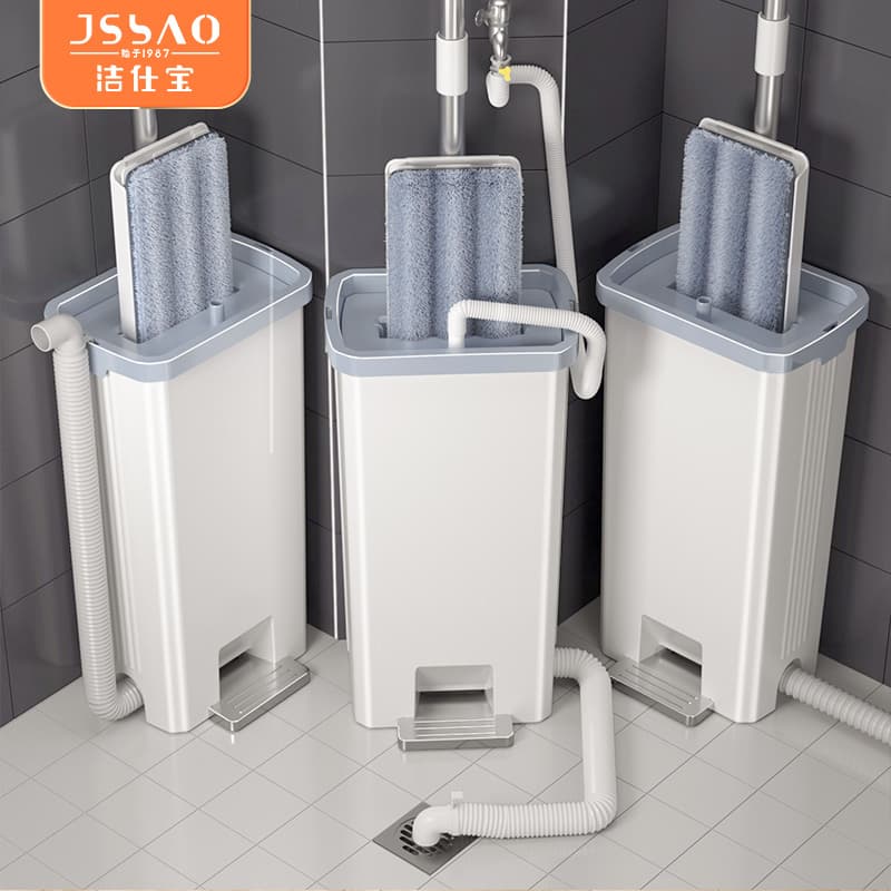 Jieshibao【With Cloth】Tap Water Scraper / Scraper E No-Wash Mop