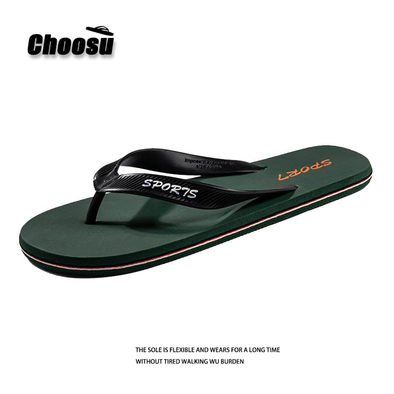 Men's Slippers 2021 Summer New Style Flip-Flops Outdoor Non-Slip Versatile Men's Casual Korean Style Trendy Beach Sandals