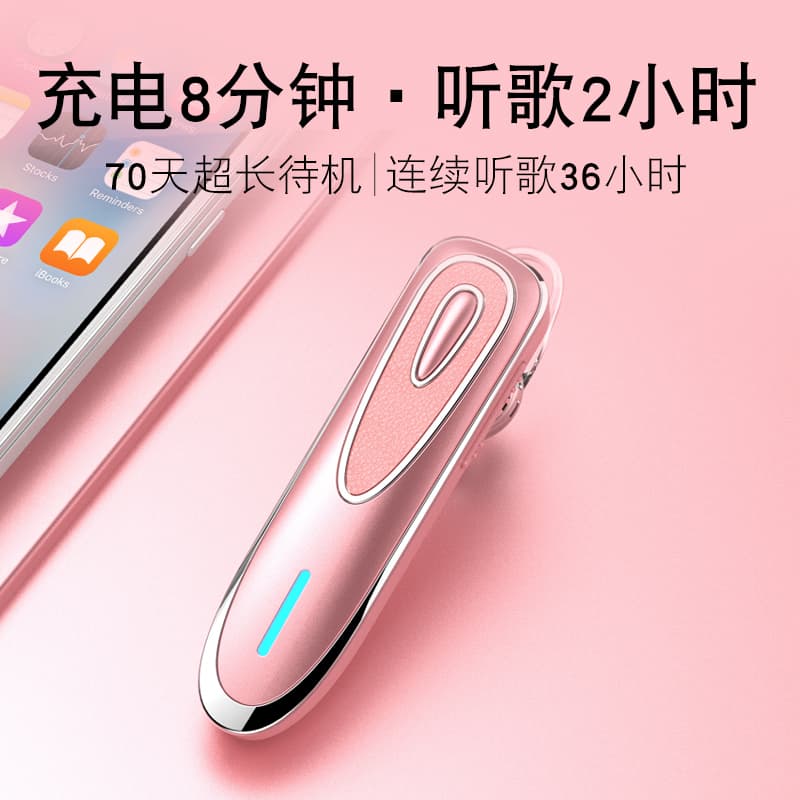 2025 New Wireless Bluetooth Earphone, Single-Ear Design, High Appearance Value, Single Unit, Long Standby Time, Specially Designed for Driving