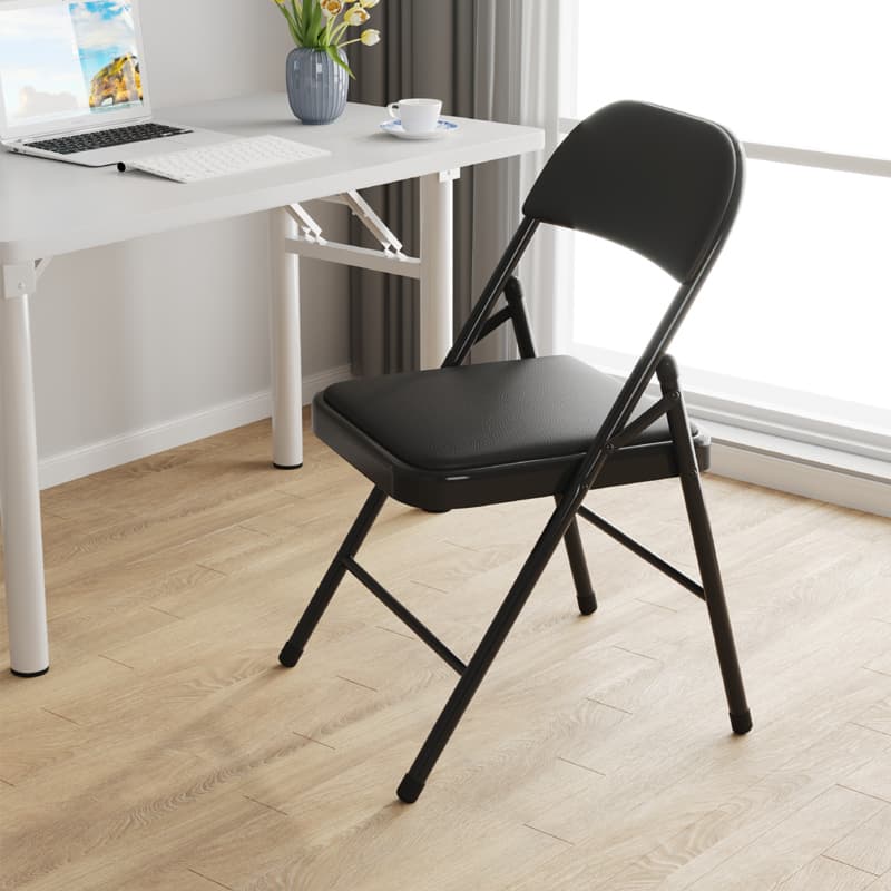 Office Chair with Backrest, Simple Computer Chair, Comfortable for Home Use, Suitable for Long Sitting, Foldable, for Office Use, Meetings, Employee Training Stool
