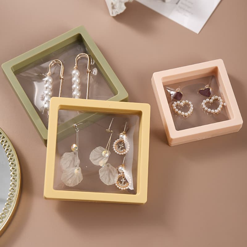 Colorful Pe Film Storage Box for Rings, Necklaces, Earrings, Bracelets, Pendants, Jewelry Storage Box, Jewelry Packaging Floating Box