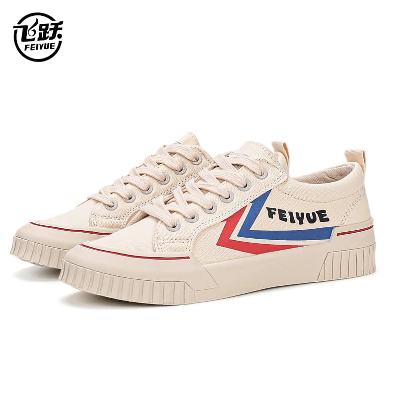Feiyue 2025 Autumn New Casual Versatile White Shoes Fashion Trendy Canvas Women's Sneakers Sports Shoes