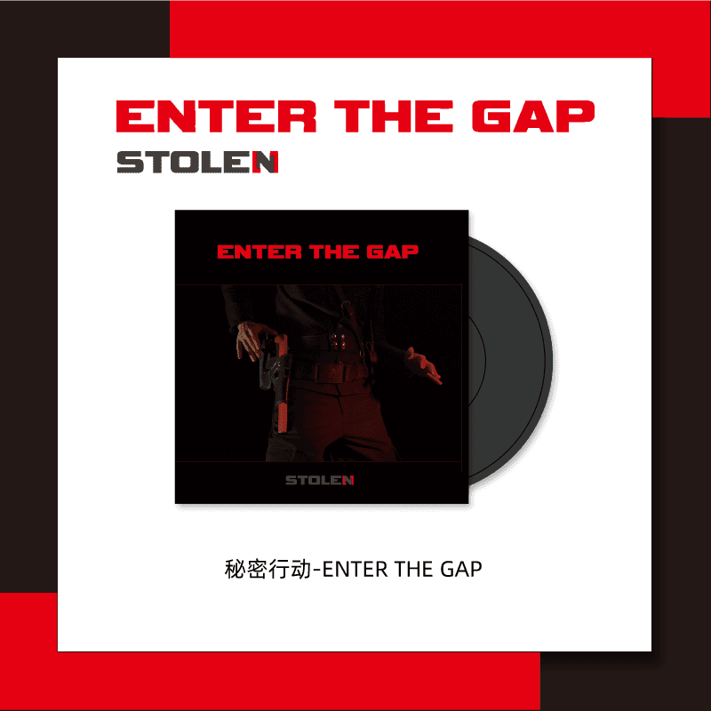 Stolen Secret Project "Enter the Gap" Tinyl 3inch Mini Vinyl Record Birthday Gift