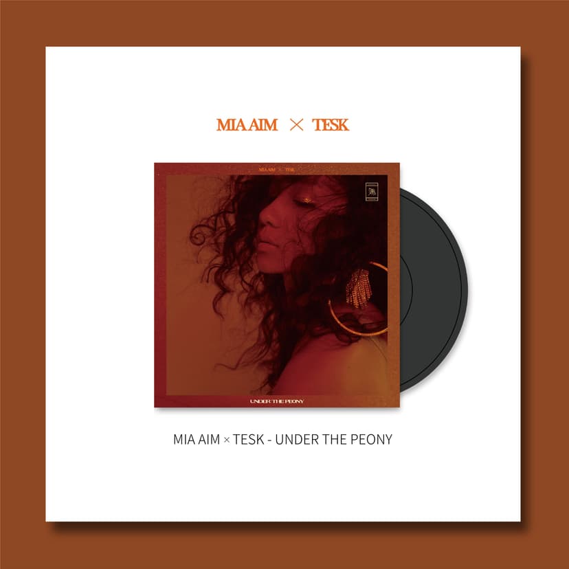 Li Dingding's "Under the Peony Blossoms" Tinyl 3inch Vinyl Record Birthday Holiday Gift for Boyfriend or Girlfriend