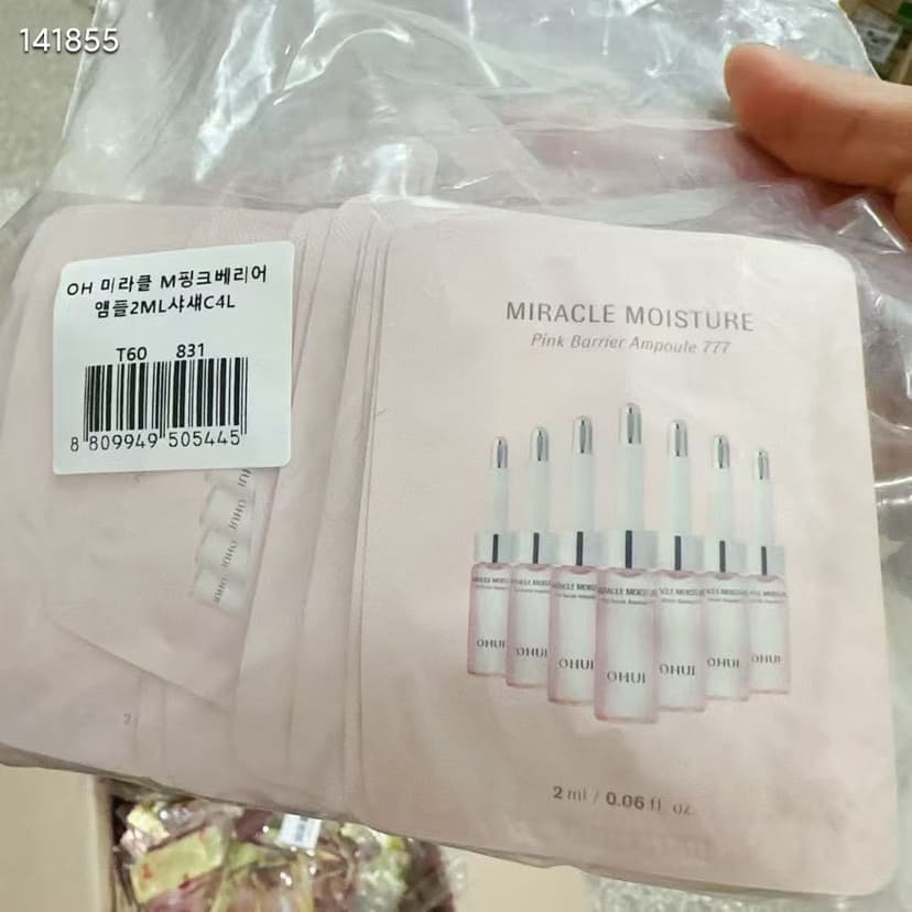 60 Pieces of the New Version 2ml Korean Ohui Reservoir 777 Ampoule Essence Sample 2ml