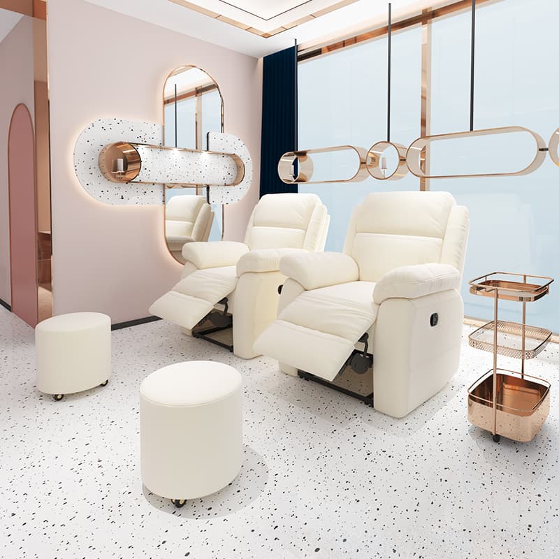 First-Class Space Sofa Fabric Single Recliner Electric Manicure Beauty Eyelash Multifunctional Living Room Lounge Chair