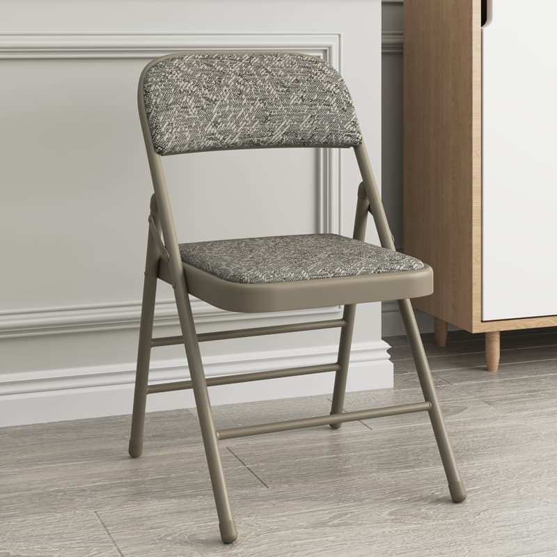 Folding Chair for Home Use, Comfortable Bedroom Stool with Backrest, Sturdy Dormitory Chair, Office Chair, Space-Saving Computer Chair