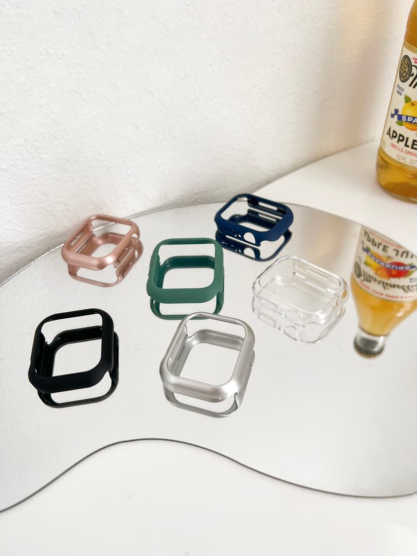 Tatan78 Generation 41Mm45Mm Pc Plastic Half-Pack Hard Case Suitable for Applewatch9 Apple Watch Protective Case