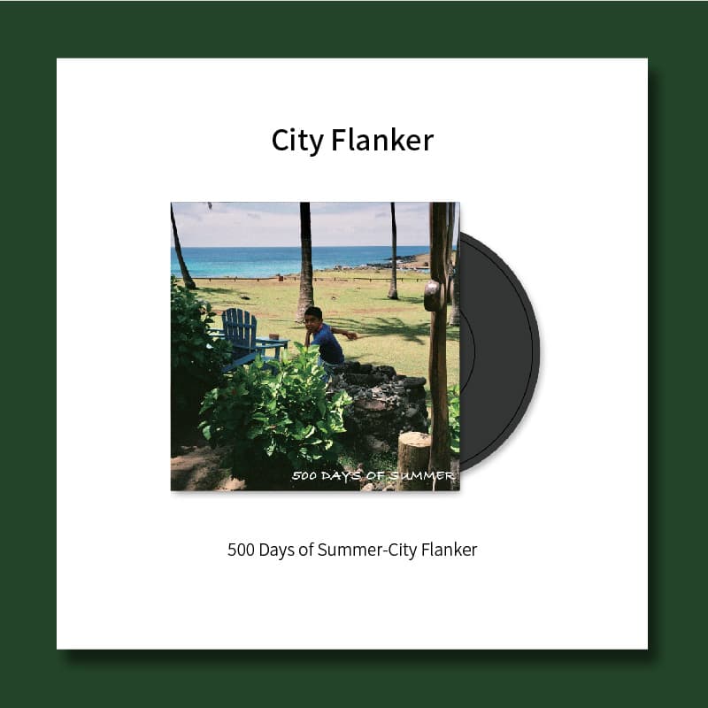City Flanker《500 Days of Summer》Tinyl 3inch Mini Vinyl Record