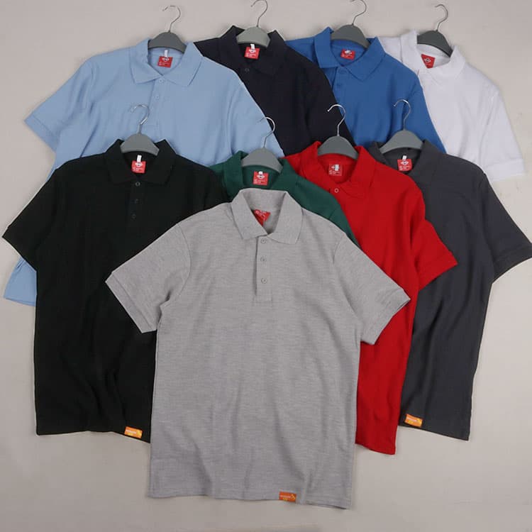 Handsome Ribbed Sleeves! Breathable Pique Cotton Polo Shirt, Business Casual Loose Fit, Turn-Down Collar Short-Sleeve T-Shirt, Summer Men's Wear