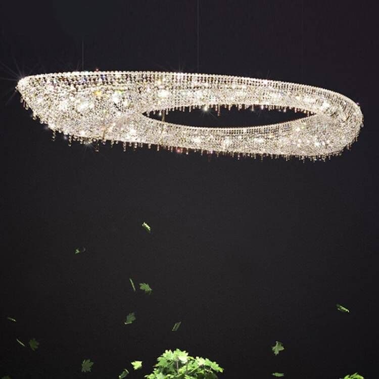 Crystal Chandelier for Duplex Buildings, Suitable for Villa Living Rooms, Dining Rooms, Large Hotel Front Desks, Lobby, Private Rooms, and Grand Clubhouse Lighting