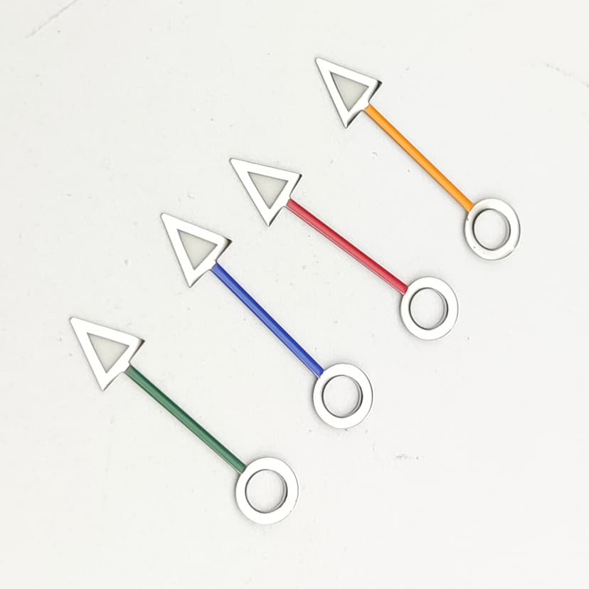 Watch Hands Accessories Suitable for 3804 Movement Mechanical Watch Hands Gmt Four Hands Substitute Greenwich Hands