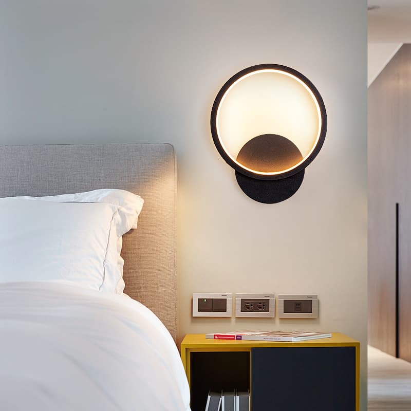 Modern Minimalist Bedroom Wall Lamp, Creative Led Atmospheric Room Bedside Lamp, Study Decoration, Home Entrance Hallway Lighting Fixtures