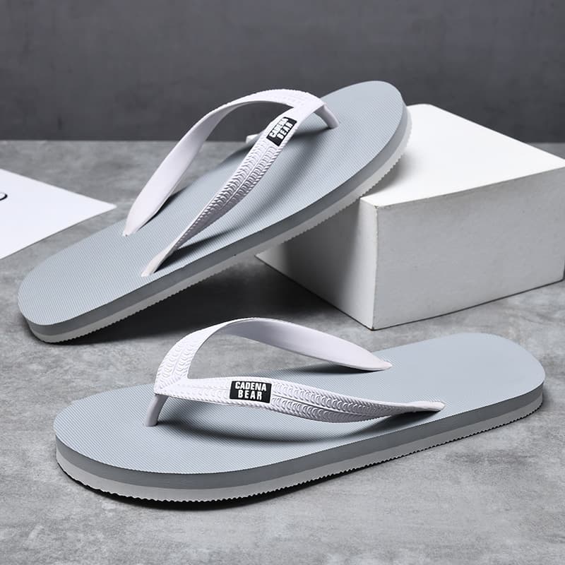 Flip-Flops for Men, New Summer Style, Non-Slip Rubber Flip-Flops for Outdoor Wear, Men's Soft-Soled Outdoor Fashionable Beach Shoes