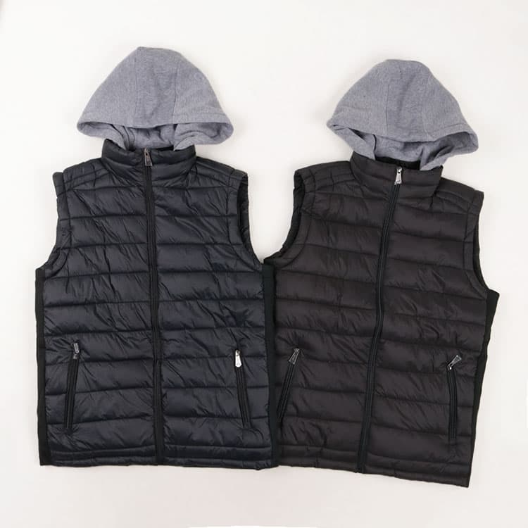 Thickened and Warm! Detachable Hooded Vest! Autumn and Winter Lamb Wool Casual Vest Jacket for Men