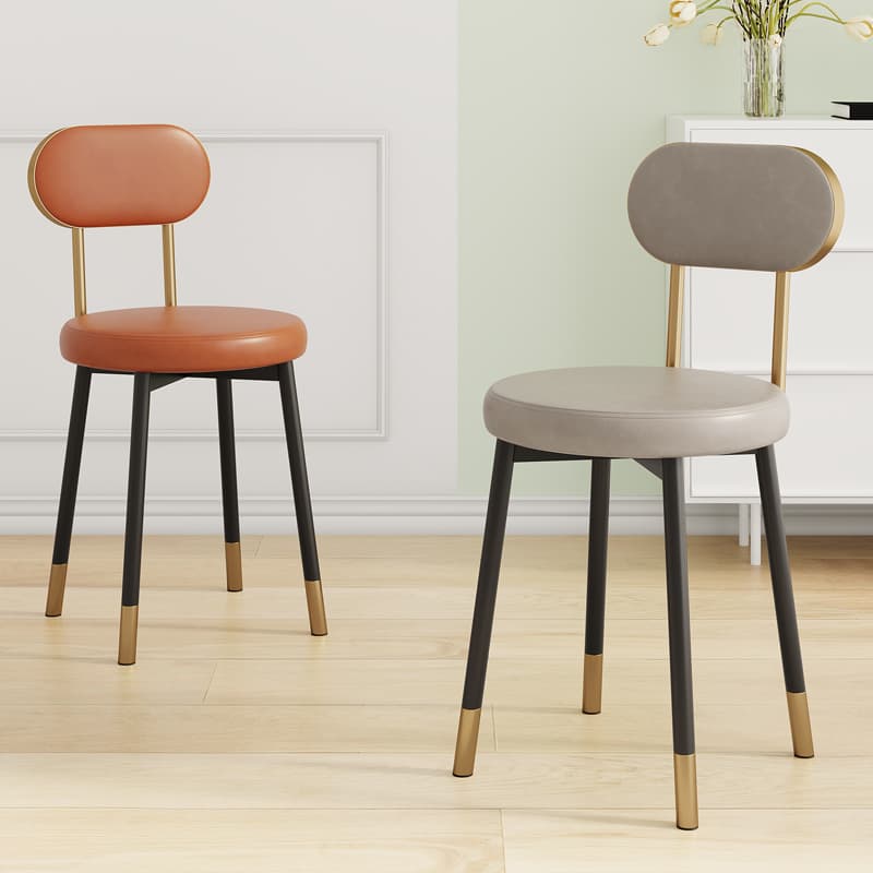 Light Luxury Chair, Home Dining Chair, Backrest Stool, Modern Simple Dining Table Seat, Girls' Bedroom Dressing Table Makeup Chair