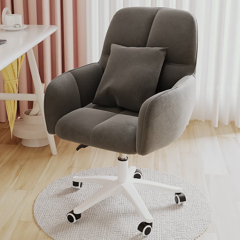 Computer Chair for Home Use, Comfortable Desk Study Chair, Comfortable for Long Sitting, Dormitory Office Chair, Girls' Bedroom Vanity Chair
