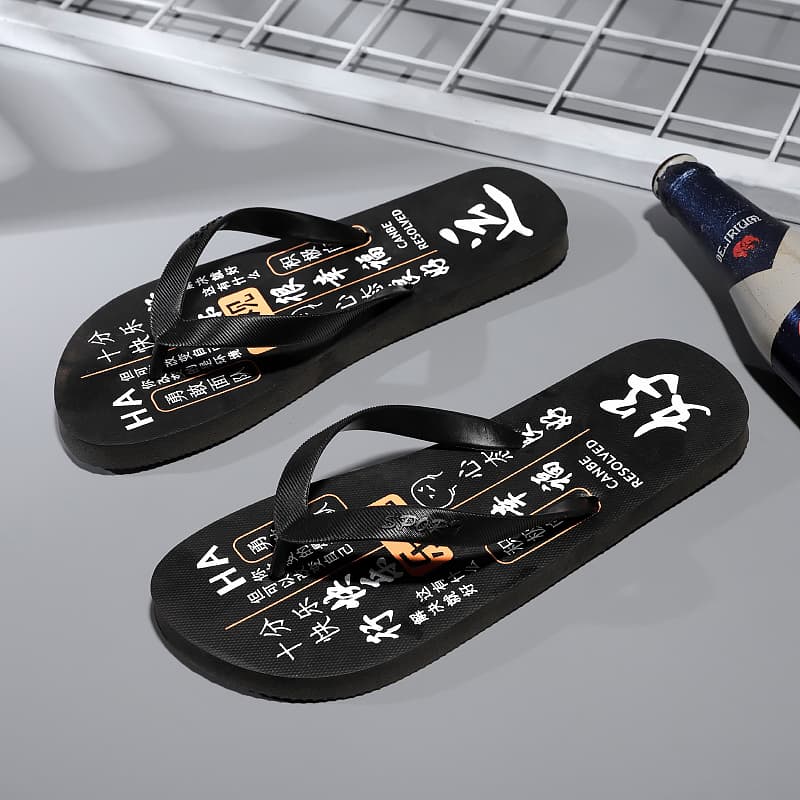Men's Flip-Flops for Summer 2025, New Trendy Casual Outdoor Wear, Non-Slip, Wear-Resistant, Odor-Resistant, Thong Sandals for the Beach