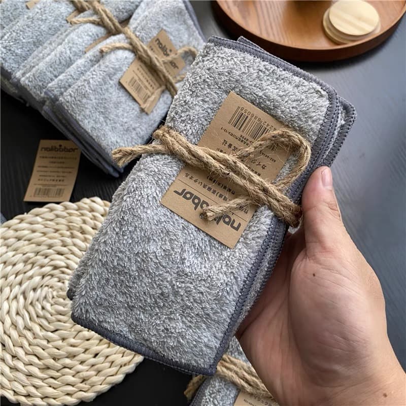 Thickened, No Price Increase! Upgraded Version! the Ultimate in the Rag World! the Ultimate Black Technology Rag for Removing Oil and Water Stains