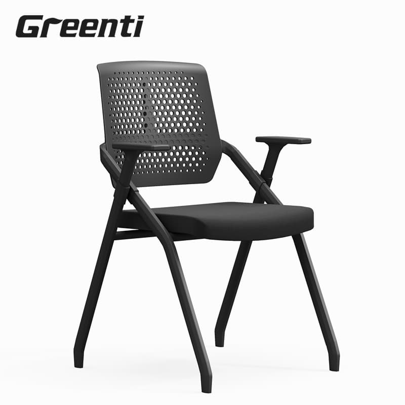 Gintai Training Chair with Table Board Conference Chair Foldable Chair Office Folding Training Table and Chair with Writing Board