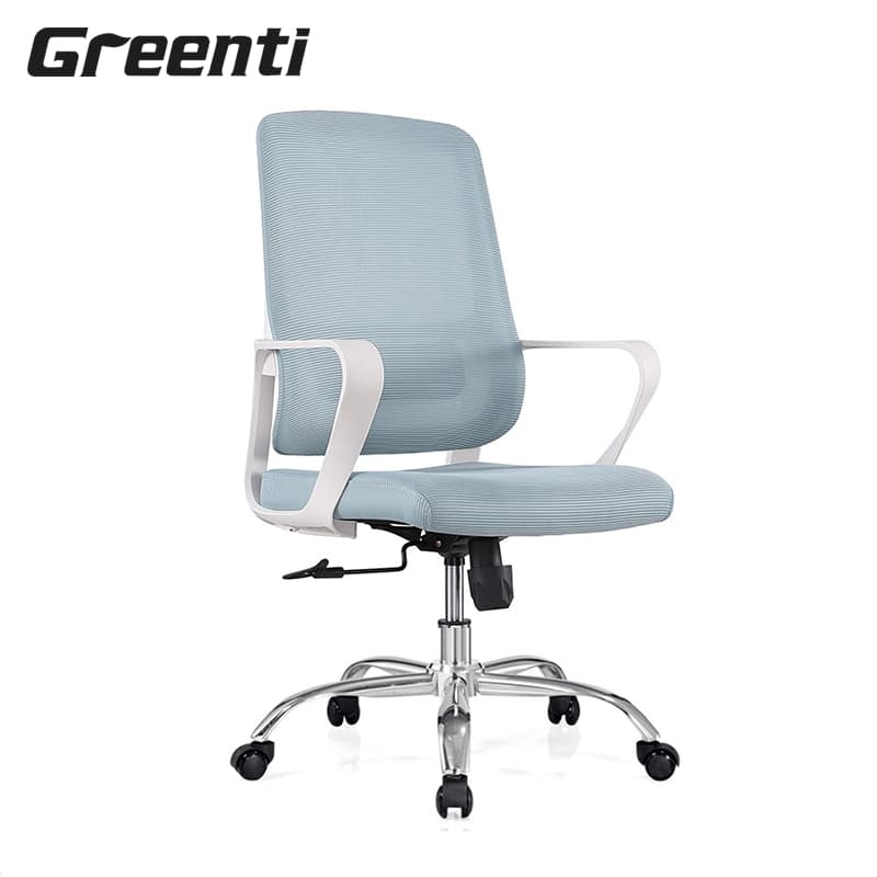 Geotai Staff Office Chair, Simple Modern Office Swivel Chair, Waist Protector Computer Chair, Fashionable Color Mesh Chair