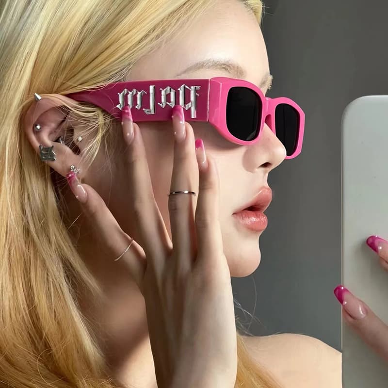 Millennial Style Y2K Hot Girl Pink Sunglasses for Women ins Street Style Sun Protection Internet Celebrity Glasses Party Fun Quirky Sunglasses for Men