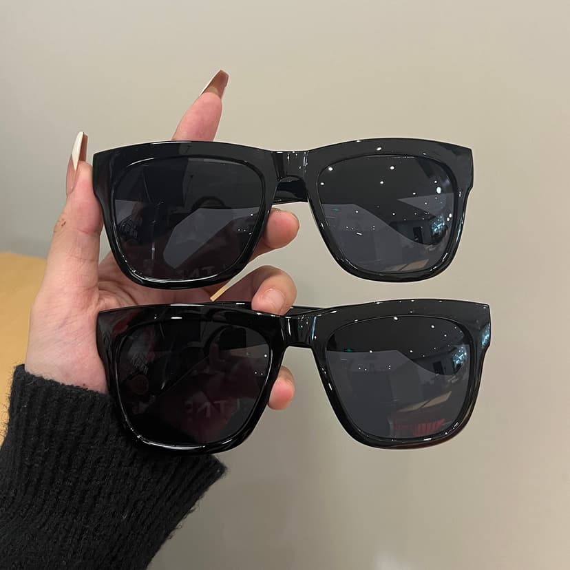 2023 New Polarized Sunglasses for Men, ins High-End Driving Glasses, Anti-Uv, Round Face