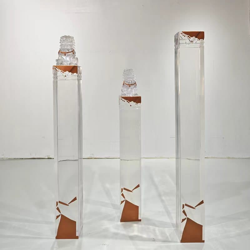 New Chinese-Style Hotel Villa Living Room Gold Foil Lion Sculpture Floor-Standing Animal Statue Pixiu Entrance Decoration High Ornament