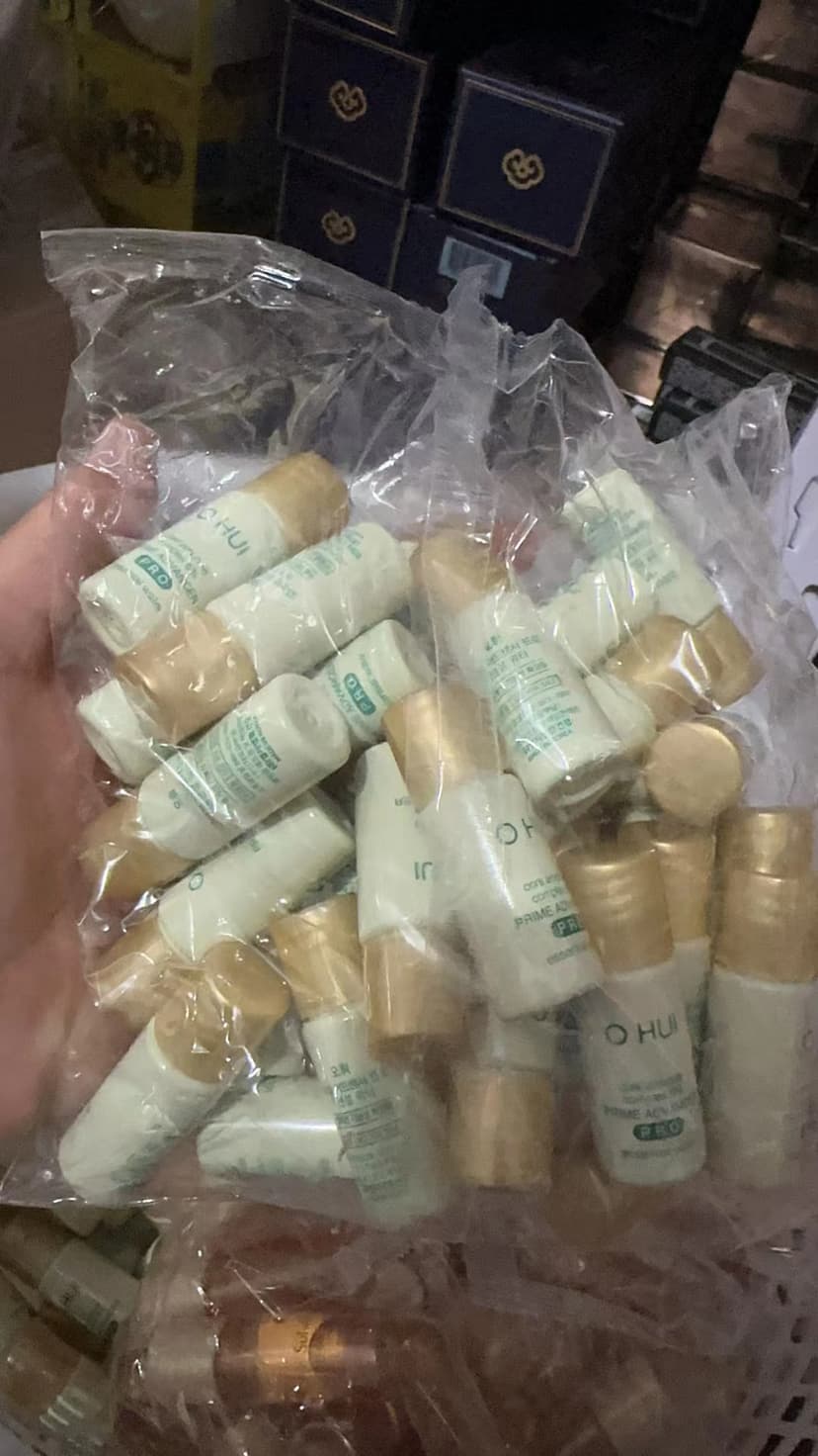 Korean Ohui Small Green Bottle Water Sample Stewardess Water Sample 5ml