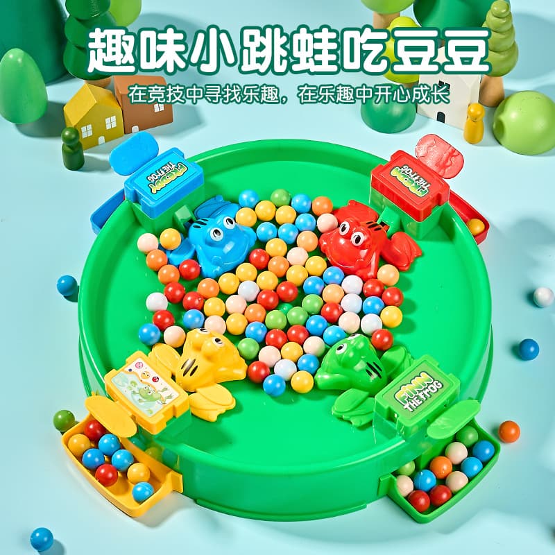 Frog Eating Bean kids Toy TikTok Greedy Bean Matching Interactive 3 to 6 Years Old Boys and Girls Educational Table Game