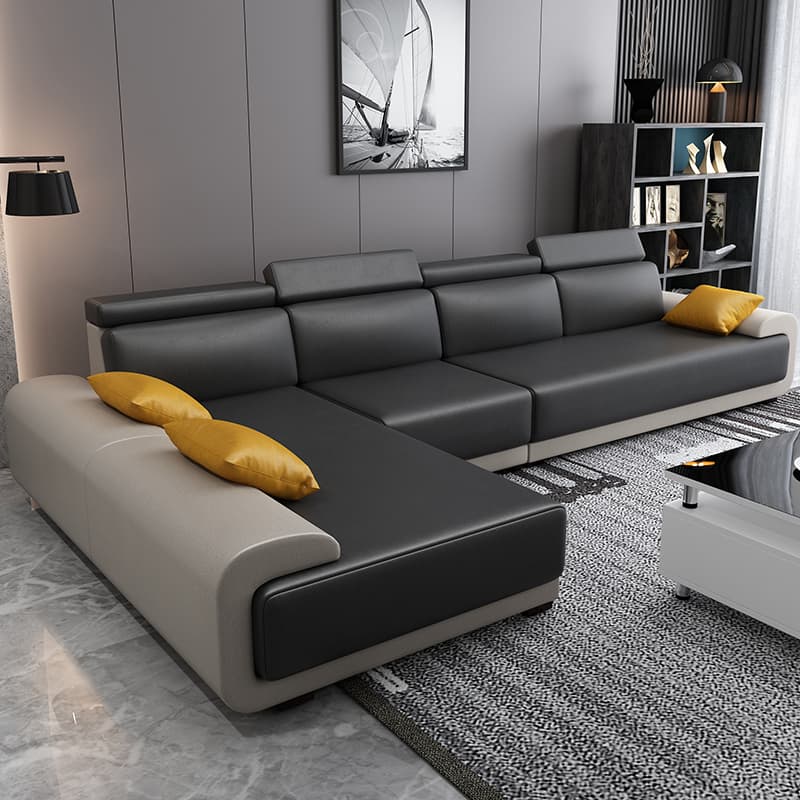 Diswashable Nano Technology Cloth Sofa for Living Room Scandinavian Small Apartment Detachable and Washable Latex Minimalist Modern Fabric Sofa