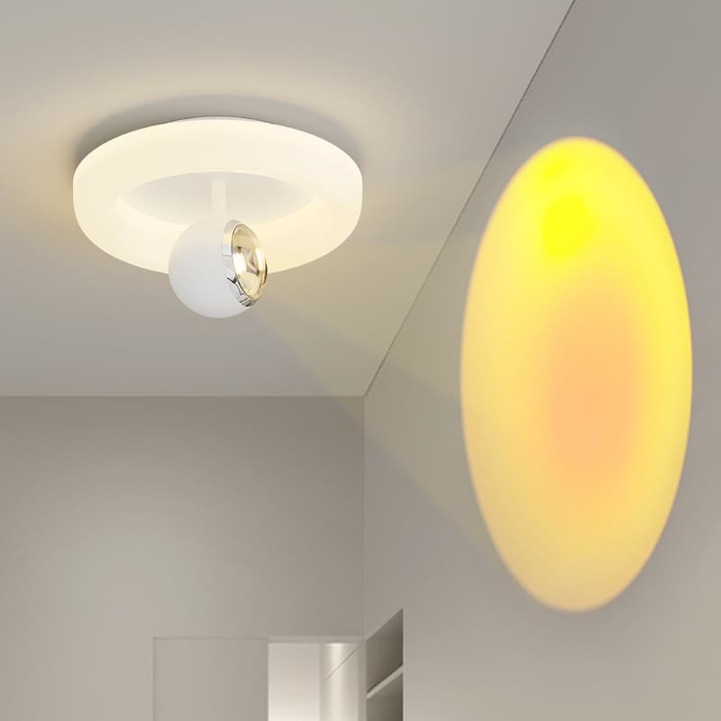 Entrance Hallway Light Modern Minimalist Corridor Balcony Ceiling Light Creative Normcore Square Round Cloakroom Light