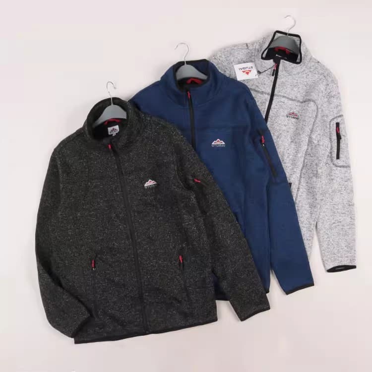 Professional Outdoor Leisure Essential! Zipper Pockets! Stylish Men's Fleece-Lined Sports Casual Oversized Jacket for Men