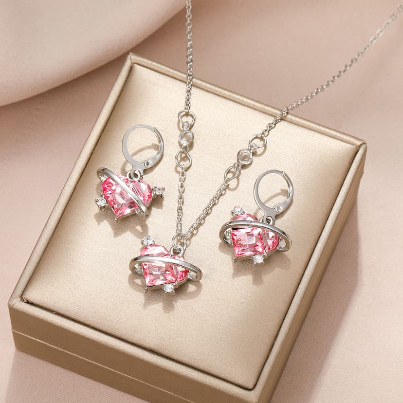 Bridal Jewelry Set Necklace Earrings Bridal Wedding Jewelry Set Necklace Earrings