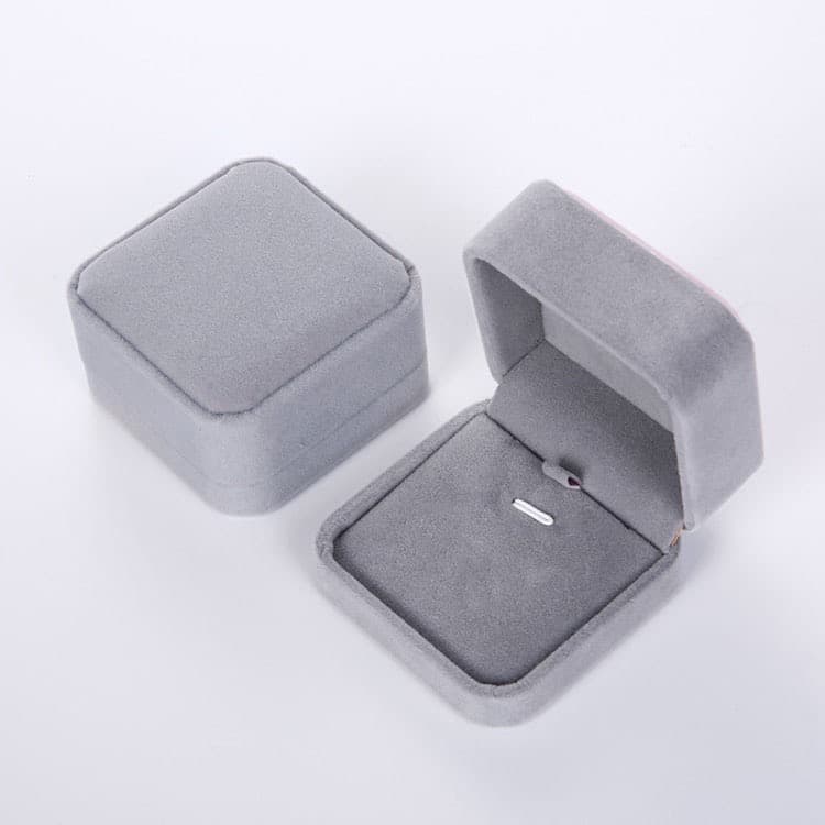 Velvet Jewelry Box for Women, Small Ring, Bracelet, Pendant, Jewelry Necklace, Gift Storage Packaging Box