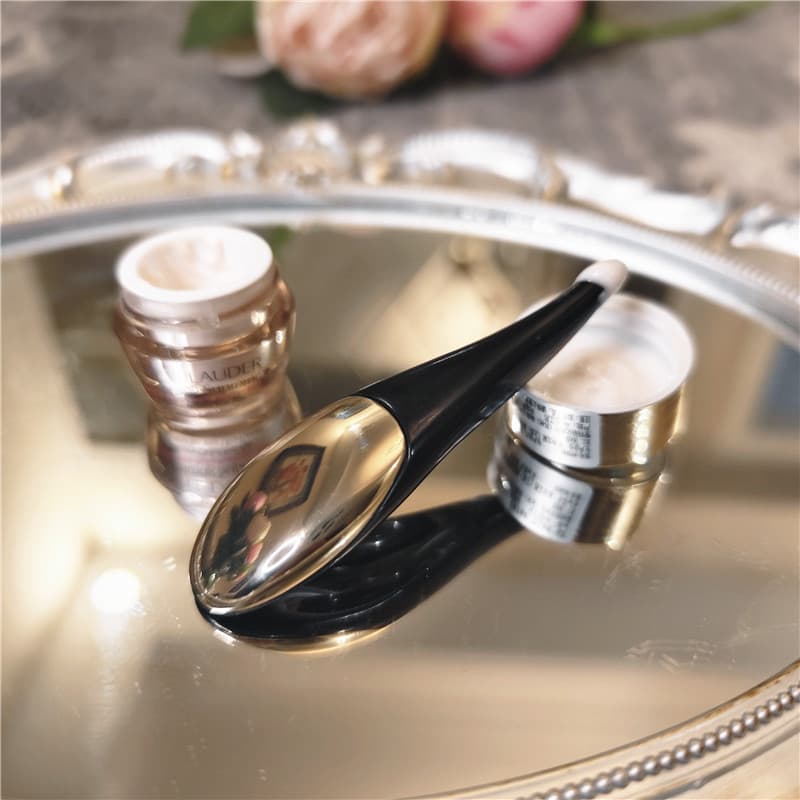 Eye Cream and Face Cream Scooping Spoon, Flat Head Applicator Stick, Facial Skincare Introduction Massage Spoon, Eye Bag Lifting Skincare Product Scooping Spoon