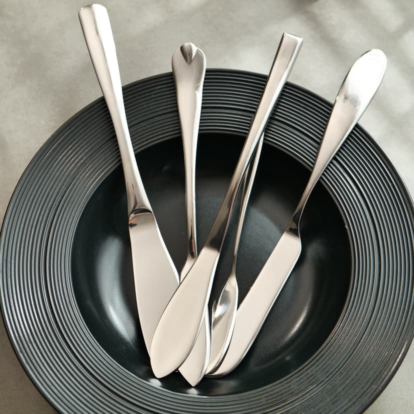 Yu Mama High-End Tableware Export Overstock Stainless Steel Western Butter Knife