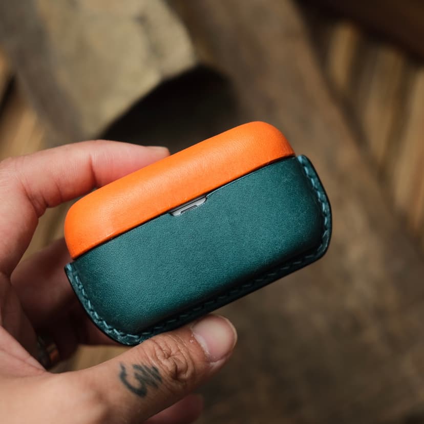 Suitable for Panasonic Az80 Headphone Protective Case, Leather Material, Can Print Letters and Numbers, Panasonic Technics Az80