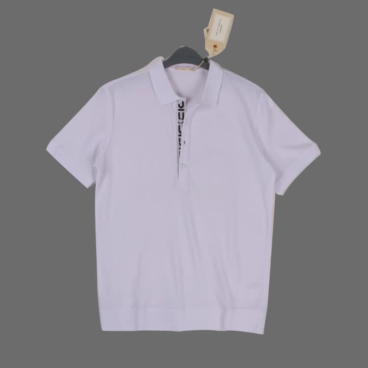 Rare High-End Item! 4-Button! Stylish Business Casual Lapel Short-Sleeve T-Shirt, Pure Cotton Polo Shirt for Men