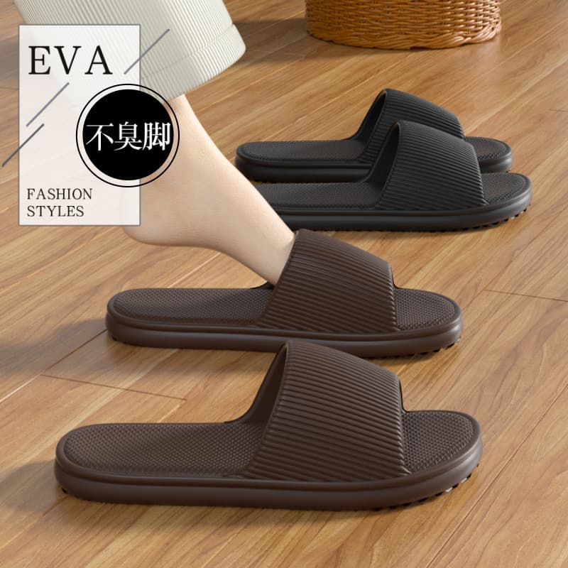 Men's Summer Slippers 2025 New Model Indoor Home Soft-Soled Non-Slip Household Silent Eva Slippers Women's Summer
